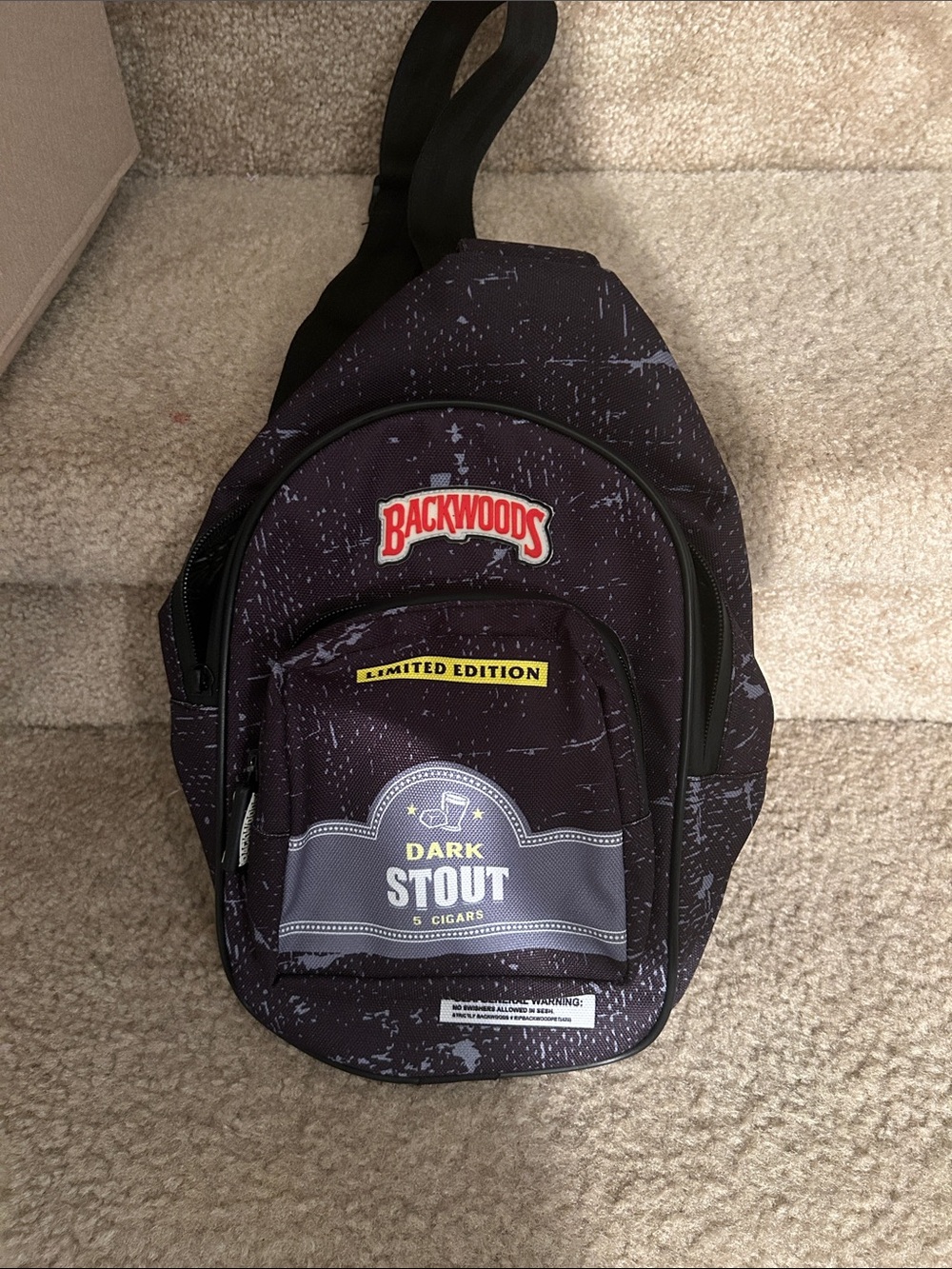 Blackwoods Dark Stout Limited Edition Black Sling Bag